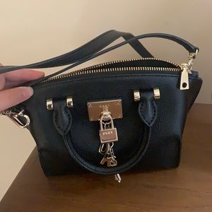 DKNY mini crossbody black purse